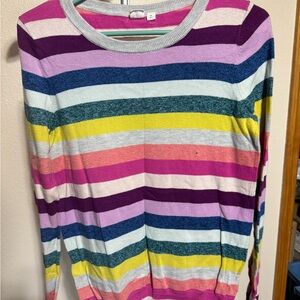 GAP Multicolor Striped Sweater